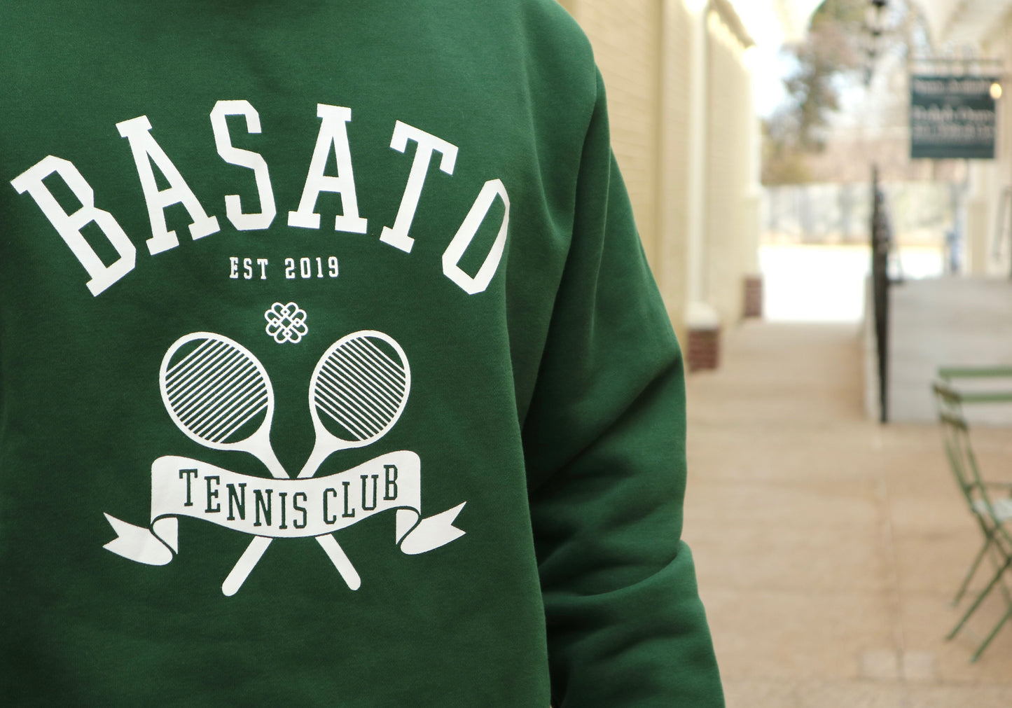Tennis Club Sweatshirt - Forest Green